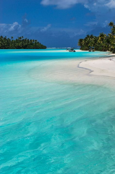 Aitutaki, Cook Islands, Paradise, Holiday Destination, White Sand, Clear Blue Water #BeachTravel Cook Islands, Crystal Blue, Vacation Places, Bora Bora, White Sand, Places Around The World, Tahiti, Vacation Destinations, Abu Dhabi