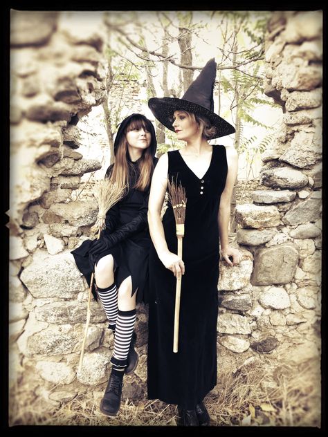 Mother Daughter witch photo shoot Mother Daughter Halloween Photo Shoot, Mother Daughter Witch Photoshoot, Halloween Styled Shoot, Mother Daughter Photoshoot, Witch Photos, Witch Pictures, Halloween Photography, Halloween Photoshoot, Mommy Daughter