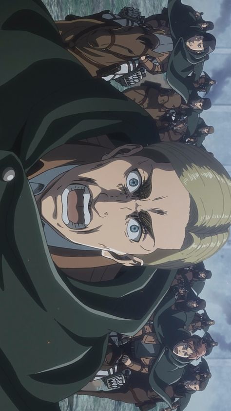 Ervin Smith, Erwin Attack On Titan, Aot Anime, Erwin Smith, Good Anime Series, Aot Characters, Anime Monsters, Japanese Artwork, Dragon Ball Super Manga