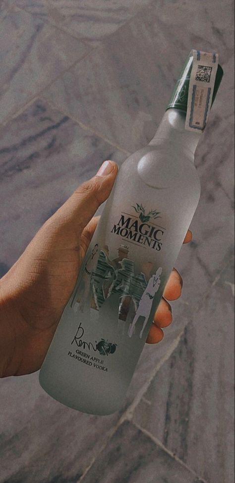 Magic Moments Vodka Bottle, Magic Moments Vodka, Green Day Tattoo, Green Apple Vodka, Apple Vodka, Bottle Images, Magic Moments, Crazy Wallpaper, Actor Picture