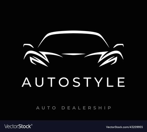 Car Silhouette Logo, Car Dealership Logo Ideas, Auto Dealership Logo, Car Logo Design Ideas Brand Identity, Auto Logo Design Ideas, Car Business Logo, Car Mechanic Logo, Car Logo Design Ideas, Car Garage Logo