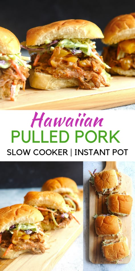 Hawaiian Pulled Pork Slow Cooker, Pulled Pork Hawaiian, Pulled Pork Crock Pot Recipes, Pork Crock Pot Recipes, Paleo Pulled Pork, Pulled Pork Crock Pot, Pork Crock Pot, Pulled Pork Crock, Hawaiian Pulled Pork