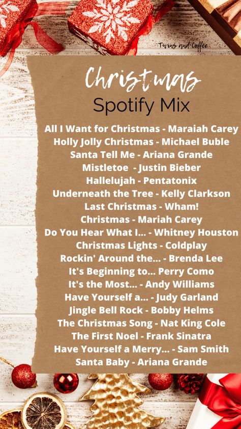 Christmas Spotify Playlist, Christmas Music Playlist, Christmas Songs Playlist, Michael Buble Christmas, Christmas Checklist, Christmas Playlist, Party Playlist, Christmas Bucket, Christmas Prep