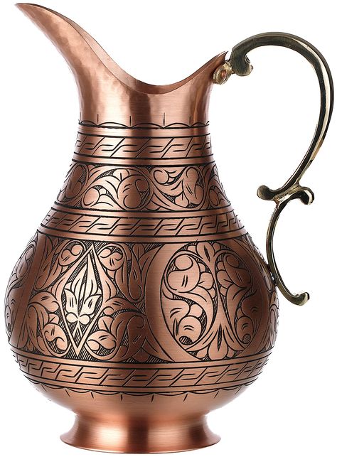 Moscow Mule Cocktail, Copper Pitcher, Mule Cocktail, Copper Jug, Copper Cups, Copper Art, Water Jug, Moscow Mule, Metal Crafts