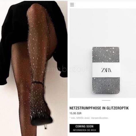 Die besten Outfit Inspos🤍 on Instagram: "Omg😍✨" Fishnet Outfit Classy, Sparkly Tights Outfit, Fish Net Tights Outfit, Hm Fashion, Fishnet Outfit, Black Tights Outfit, Ootd Zara, Glitter Tights, Parisian Outfits