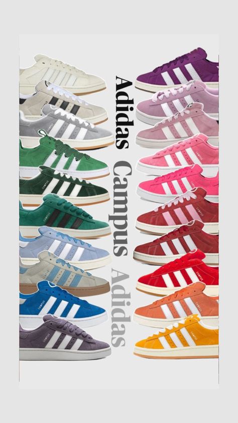 Adidas Shoes Campus, Adidas Campus Shoes, Campus Shoes, Campus Adidas, Adidas Campus 00s, All Colour, Pretty Shoes Sneakers, Adidas Campus, Pretty Shoes