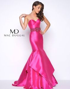 Magenta Prom Dress, Magenta Outfit, Mermaid Formal Gowns, Hot Pink Prom Dress, Mac Duggal Prom, Mac Duggal Dress, Sell Dresses, Mac Duggal Dresses, Prom Style