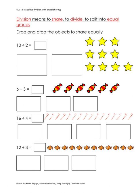 Simple Division Worksheets For Grade 2, Easy Division Worksheets, Division Worksheets 1st Grade, Division Activity For Grade 2, Division Worksheets For Grade 2, Third Grade Homework, Division For Kids, Simple Division, Math Division Worksheets