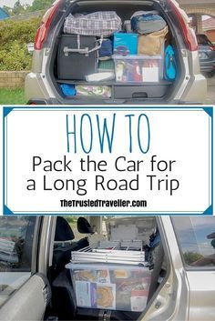 How to Pack Your Car for a Long Road Trip - The Trusted Traveller http://finelinedrivingacademy.co.uk Road Trip Organization, Better Mom, Road Trip Snacks, Awesome Mom, Road Trip Car, Cross Country Road Trip, Road Trip Packing, Traveling Tips, Virgin Atlantic