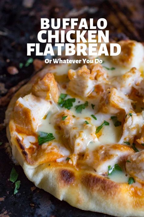 Traeger Grilled Buffalo Chicken Flatbread is one of my favorite dinners! Super easy (especially if you use leftover chicken), and the kids love it! #smokeit #getgrilling #traegernation #traegerculinary Flat Bread Chicken Recipe, Recipes With Flatbread, Flatbread Sandwich Recipes, Buffalo Chicken Flatbread Pizza, Buffalo Chicken Flatbread, Chicken Flatbread Pizza, Flatbread Pizzas, Traeger Grill Recipes, Pizza Vegana