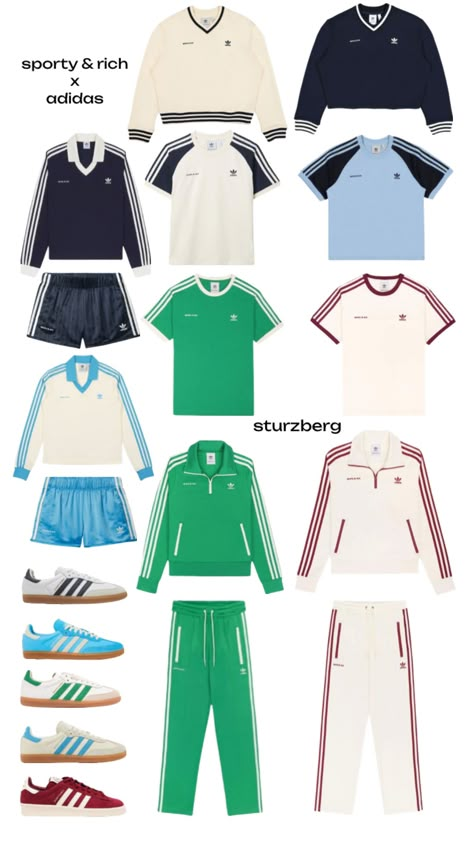 90s Sporty Fashion, Sporty And Rich Aesthetic, Outfit Sporty, Outfits Sporty, Rich Clothes, Soccer Outfit, Soccer Outfits, Casual Preppy Outfits, Sporty And Rich