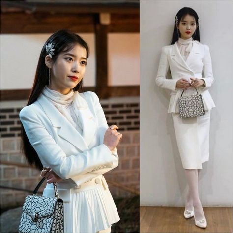 Formal Rich Outfit, Hotel Del Luna Iu Outfits, Iu Outfits Hotel Deluna, The Fabulous Kdrama Outfit, Iu Hotel Deluna Dress, Jang Man Wol Outfit, Hotel Del Luna Outfit, Jang Man Wol, Iu Dress