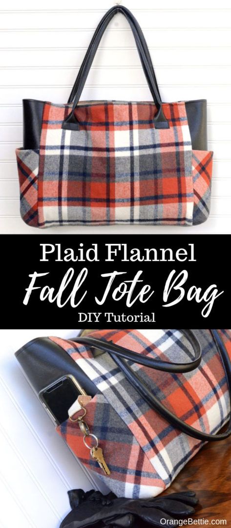 Fall Tote Bag, Fall Tote, Tutorial Sewing, Sac Diy, Costura Fashion, Sew Ins, Costura Diy, Beginner Sewing Projects Easy, Sewing Purses