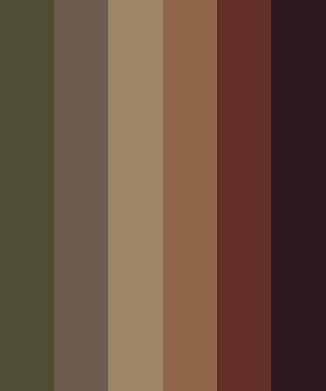 Two Artists One Palette, Neutral Colours Pallet, Colour Schemes Aesthetic, Neutral Colors Pallet, Tawny Color Palette, Autumn Colours Aesthetic, Flannel Color Palette, Colour Palette Browns, Autumn Dark Color Palette