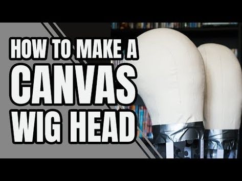 [Wig Tutorial] How to make a Canvas Wig Head | CaspokeStation - YouTube Medical Grade Wigs, Wig Stand Ideas, Diy Wig Making Tutorials, Ventilating Wigs, Wigs Storage Ideas, Pennywise Wig, Mannequin Diy, Wig Holder, Wig Tutorial