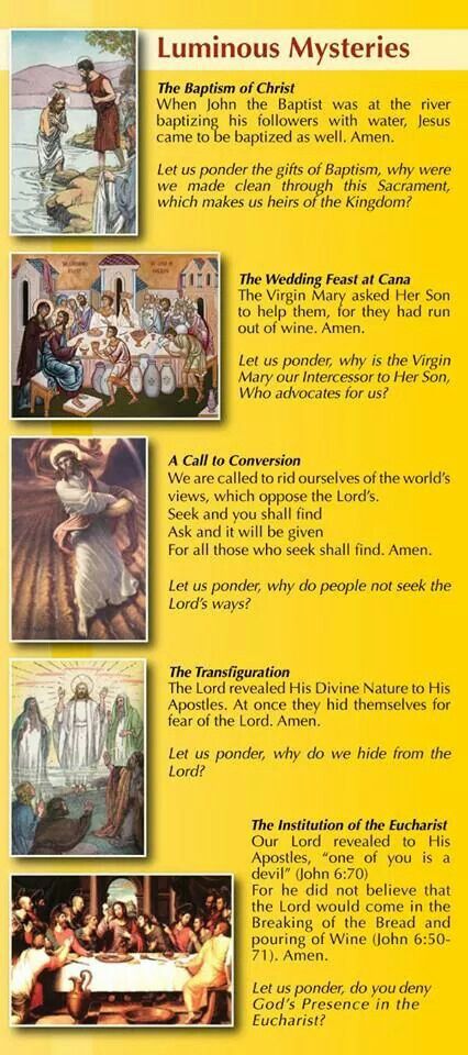 Luminous Mysteries. 4. Thursday's. Thursday Rosary Mysteries, Thursday Mysteries Of The Rosary, Luminous Mysteries, Luminous Mysteries Of The Rosary, Sorrowful Mysteries Of The Rosary, Mysteries Of The Holy Rosary, Rosary Prayers, The Glorious Mysteries Of The Rosary, Rosary Prayers Catholic