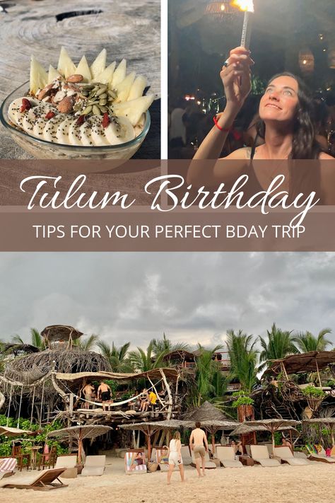 Tulum Birthday, Tulum Itinerary, Tulum Outfits Ideas, Tulum Party, Birthday Sparklers, Tulum Restaurants, Restaurants For Birthdays, Tulum Vacation, Tulum Travel Guide