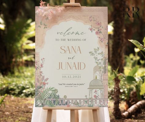 MomentswithRR - Etsy South Africa Welcome Boards For Wedding, Entrance Board Wedding, Nikkah Welcome Sign, Wedding Boards Signs Entrance, Wedding Entrance Sign, Nikah Decor, Welcome To Our Wedding Sign, Wedding Boards, Wedding Welcome Board