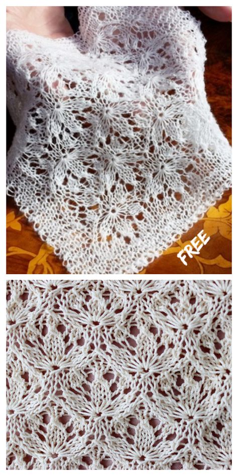 Knit Estonian Starflower Lace Square Free Knitting Pattern Fine Lace Knitting Patterns, Knitted Lace Squares Pattern Free, Free Knit Stitch Lace Patterns, Estonian Lace Knitting Patterns Free, Estonian Knitting Patterns, Shetland Lace Knitting Free Pattern, Lace Charts Knitting, Free Lace Knitting Patterns, Shetland Lace Knitting Patterns