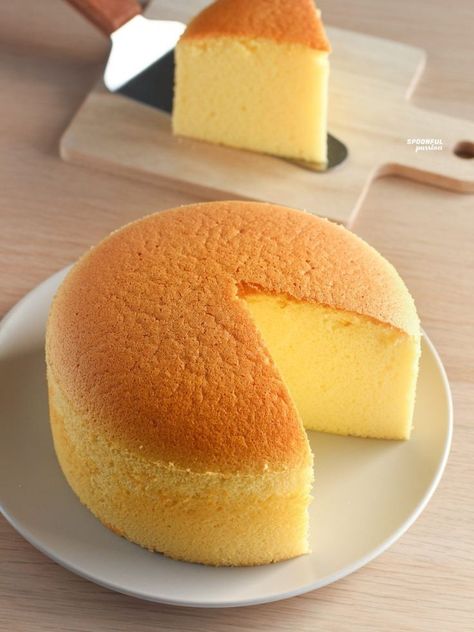 #dessert #pudding #cake Sponge Cake Aesthetic, Cotton Sponge Cake Recipe, Soft Sponge Cake Recipe, Best Sponge Cake Recipe, Simple Sponge Cake Recipe, Cotton Sponge Cake, Sponge Cake Recipe Best, Cake With Condensed Milk, Genoise Sponge Cake