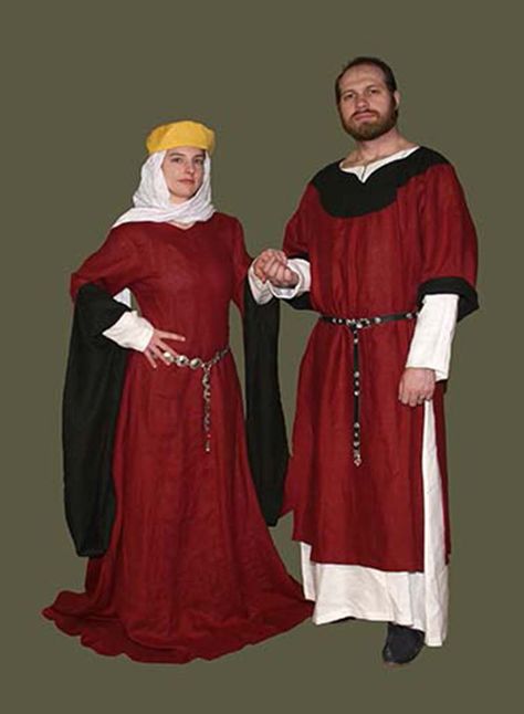 11-13th c. Men's Undertunic - Revival Clothing Company 13th Century Fashion, 12th Century Clothing, 13th Century Clothing, Revival Clothing, Medieval Garb, English Fashion, Medieval Costume, Century Clothing, Medieval Clothing