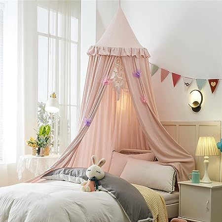 Childrens Reading Corner, Room Reading Nook, Girls Bed Canopy, Kids Bed Canopy, Bed For Girls Room, Princess Canopy Bed, Reading Nook Kids, Hanging House, Kids Canopy