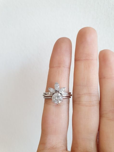 Engagement Wedding Ring Stack, Stack Wedding Rings, Birthday Surprises, Natalie Marie Jewellery, Sun Ring, Natalie Marie, Always A Bridesmaid, Ring Inspo, Bespoke Rings