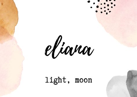 Eliana Eliana Name, Eloise Name, Clara Name, Morgan Name, Grace Name, Name Drawings, Meaningful Names, Love Mom Quotes