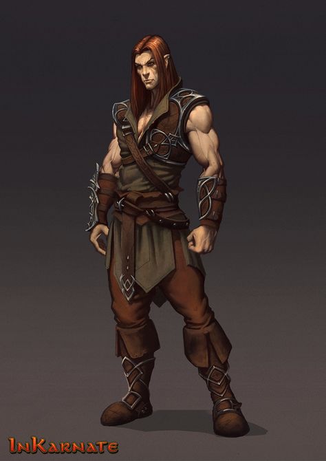 ArtStation - D&D characters, Todor Hristov Goblin Bard, Character Design Cartoon, Fantasy Role Playing, Heroic Fantasy, Wood Elf, Fantasy Races, Dungeons And Dragons Characters, Dnd Art, Fantasy Male