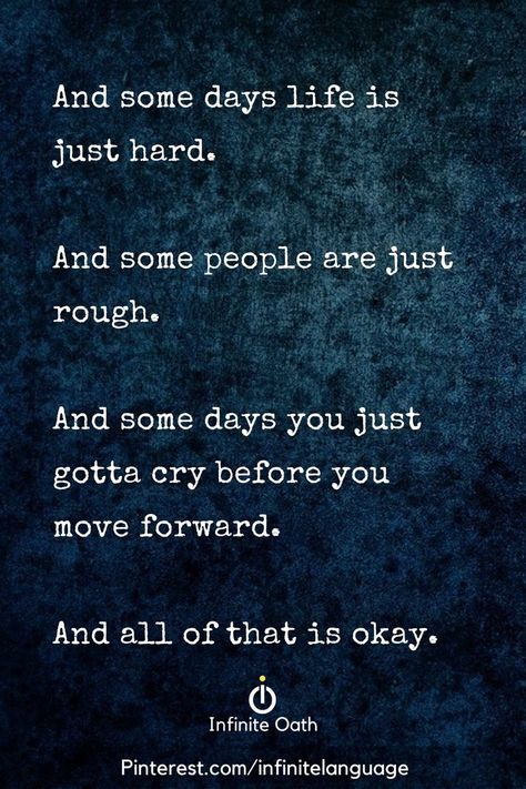 Rough Day Quotes, New Start Quotes, Its Ok To Cry, Start Quotes, Epic Quotes, Hard Quotes, Rough Day, Heart Quotes, Daily Inspiration Quotes