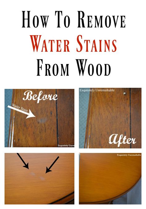 How To Remove Water Stains From Wood Water Stain On Wood, Remove Water Stains, Clean Baking Pans, Deep Cleaning Hacks, Cleaning Painted Walls, Furniture Flipping, Glass Cooktop, Deep Cleaning Tips, Furniture Repair