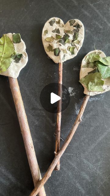 Nursery | Reception | EYFS Teacher on Instagram: "At forest school this week the children made clay heart wands. They used a heart cutter to create the shape and then used natural objects to decorate or add patterns. The clay was then attached to a stick to create the wand. #cosyclubideas #forestschool #forestschoolideas #earlyyears #playoutside #natureplay #eyfsteachers #eyfs #reggiopädagogik #reggioemiliaeducation #reggiokindergarten #reggioinspired #reggioemilia #forestschoolleader #forestschoolactivities #outdoorlearning #clay #clayart #kids #childhood #eytagteam #natureart #connectingchildrenwithnature #muddyplay #natureactivities" Forest School Activities Eyfs, Forest School Activities, Natural Objects, Clay Heart, Reggio Inspired, Shapes Activities, School Leader, Forest School, Nature Play