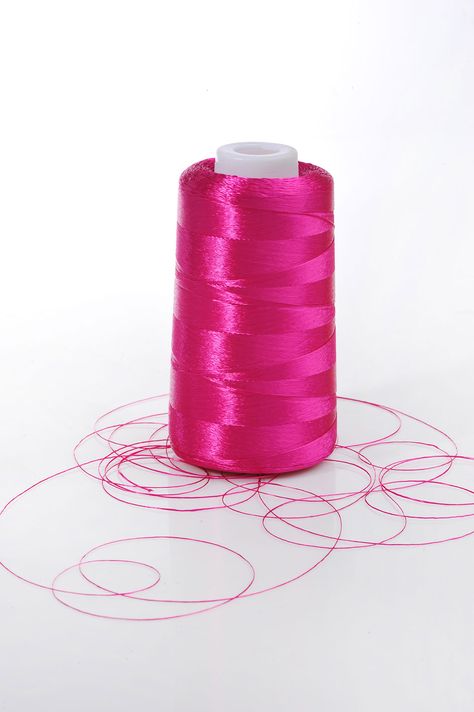 Fashion Studio Interior, Sewing Aesthetic, Thread Photo, Sewing Room Design, Pink Thread, Embroidery Threads, Thread & Yarn, Visiting Cards, Everything Pink