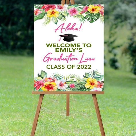 Grad Pool Party, Pool Party Sign, Graduation Welcome Sign, 2023 Sign, 60th Birthday Poster, College Grad Party, 60th Birthday Party Decorations, Backyard Graduation Party, Graduation Party High