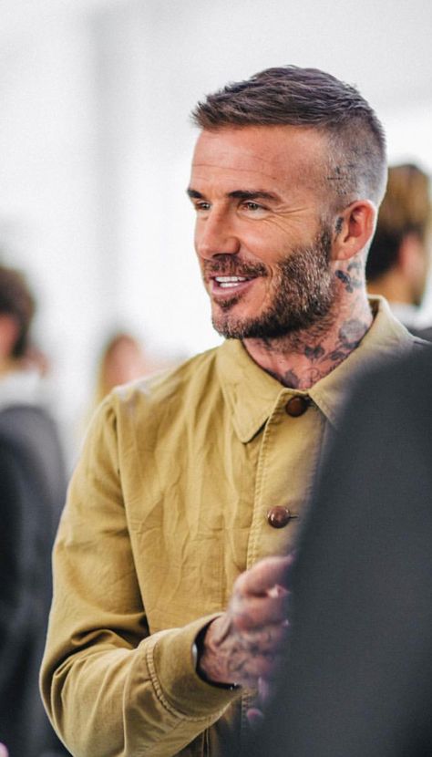 David Beckham. Kent and Curwen David Beckham Hairstyle Short, David Beckham Haircut, Beckham Haircut, David Beckham Hairstyle, Beckham Hair, Mens Fashion Style, Men's Short Hair, Great Beards, Men Haircut Styles