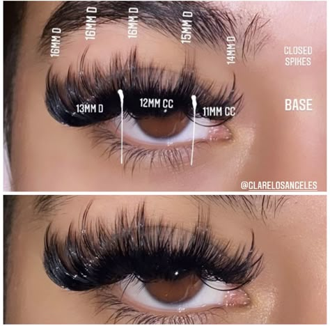 Strip Eyelash Extensions, Eyelash Extensions Strip Lash Look, Individual Lashes Wispy, Lash Extensions Styles Wispy Volume, Wispy Volume Mapping, Strip Lash Look Eyelash Extensions, Lash Mapping D Curl, Eyelash Extensions Mapping Styles Volume, Wispy Lash Mapping Eyelash Extensions