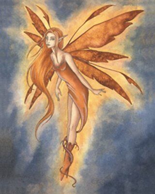 Fire Fairy Drawing, Fire Fairy Tattoo, Fire Fairy Art, 3 Fairies, Amy Brown Art, Amy Brown Fairies, Fire Fairy, Faery Art, Fantasy Ideas