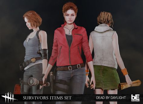 Dead by Daylight Survivors Items | Mimoto-sims on Patreon Sims4 Resident Evil Cc, Sims 4 Zombie Apocalypse Cc, Sims 4 Apocalypse Cc, Dystopian Clothes, Zombie Pose, Sims 4 Family House, Apocalypse Clothing, Zombie Clothes, 4 Family