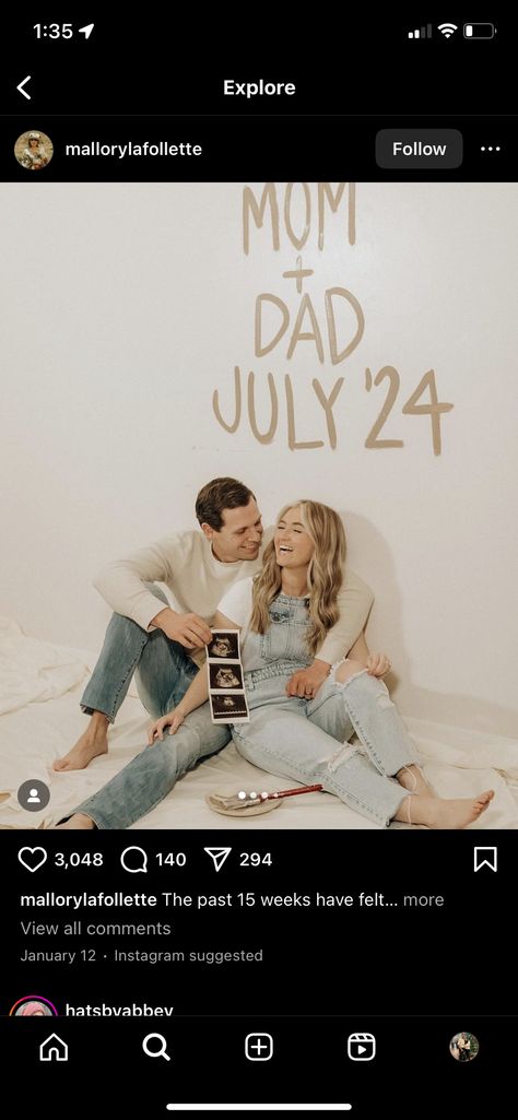 Paint Baby Announcement, In Home Baby Announcement, At Home Baby Announcement Photoshoot, Painting Pregnancy Announcement, Mom And Dad Announcement, Manifestation 2024, Maternity Announcement, Pregnancy Announcement Pictures, Announcement Pictures