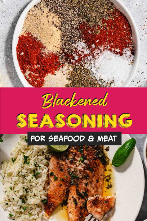 Blackened seasoning with fish recipes Blackening Seasoning Recipe Fish, Blacking Seasoning For Fish, Blackened Seasoning Recipe Fish, Blacken Seasoning, Fish Seasoning Recipe, Blackened Seasoning Recipe, Homemade Blackened Seasoning, Orange Roughy Recipes, Seasoning For Fish