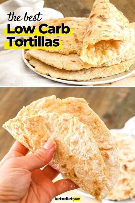 Low Carb Tortilla Recipe, Keto Tortilla Recipe, Best Low Carb Tortillas, Low Calorie Tortilla, Flaxseed Flour, Keto Tortilla, Tortillas Recipe, Keto Tortillas, Lowest Carb Bread Recipe