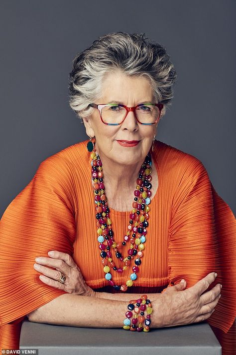 Grey Hair And Glasses, Prue Leith, Poster Girl, Scottish Fashion, Rainbow Outfit, Bake Off, Advanced Style, Dont Call Me, Ageless Style