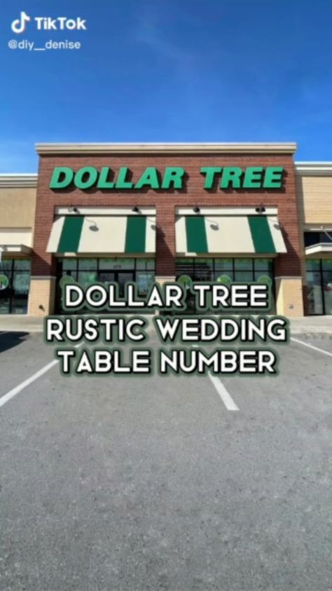 99centsstoreonlymom on Instagram: DIY Dollar Tree Rustic Wedding Table Number Holders Video Credit 📹 To Tik-Tok Creator:diy__denise #diyweddingideas #diywedding #diyweddings… Diy Table Number Holders, Wedding Table Number Holders, Table Number Holder, Table Numbers Wedding Rustic, Table Number Holders, Wedding Table Number, Instagram Diy, Table Signs, Diy Signs