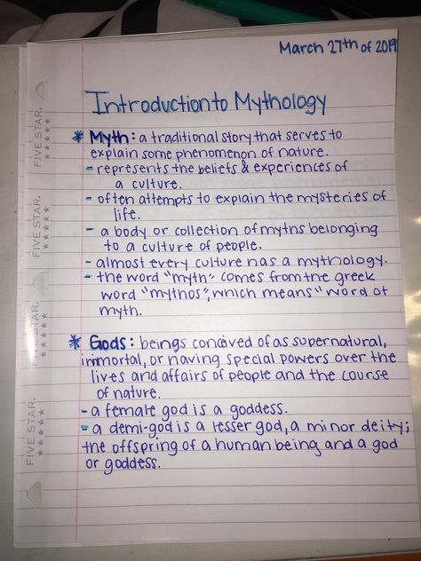 Stefany Mogas follow me!💕,handwritten,words,blue,notes,handwriting,notebook paper,azul,mythology,intro to mythology,myth,gods,goddesses Greek Mythology Notes Aesthetic, Greek Mythology Notes, Mythology Notes, Greek Mythology Journal, Disgustingly Educated, Mythology Journal, Myth Gods, Notes Handwriting, Handwriting Notebook