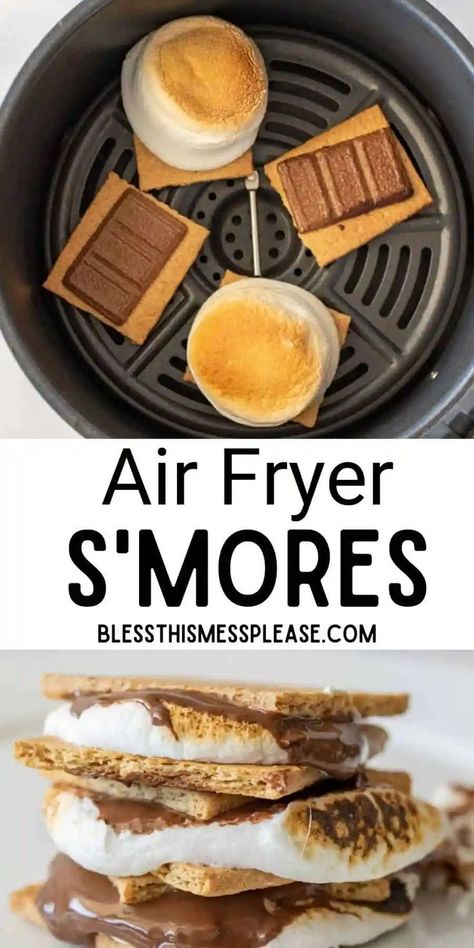 Air Fryer Recipes Dessert, Air Fried Food, Chocolate Marshmallow, Air Fryer Oven Recipes, Air Fry Recipes, Dessert Simple, Air Fryer Recipes Chicken, Best Air Fryers, Air Fryer Dinner Recipes