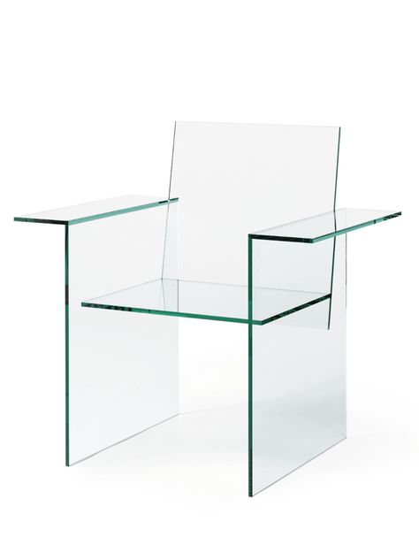 Shiro Kuramata, Glass Chair, Chair Leg Floor Protectors, Glass Office, Laminated Glass, Furniture Feet, Contemporary Interior Design, Furniture Upholstery, Furniture Legs