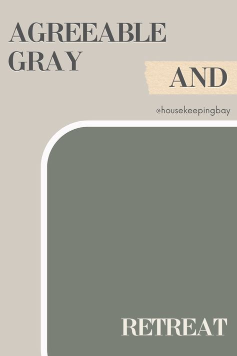 Agreeable Gray and Retreat Agreeable Gray Sherwin Williams Color Palette, Sherman Williams Agreeable Gray, Grey Painted Brick Exterior, Agreeable Gray Palette, Agreeable Grey Color Scheme, Painted Interior Door, Grey Paint Palette, Interior Door Color, Painted Brick Exteriors