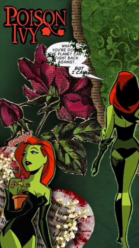 #dcomics #dc#poisonivycomic #poisonivywallpaper#poisonivyaesthetic#plants Poison Ivy Wallpaper, Ivy Wallpaper, Poison Ivy, Wallpaper Aesthetic, Ivy, Plants