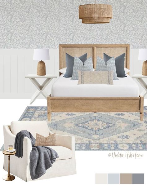 Lafayette Weave Mist Grey … curated on LTK Coastal Bedroom Mood Board, Beach House Bedroom Decor, Coastal Bedrooms Bedding, Lake House Bedroom Decor, Free Home Decor, Cane Bed, Beach House Bedroom, Blue Bedroom Decor, Neutral Bedrooms