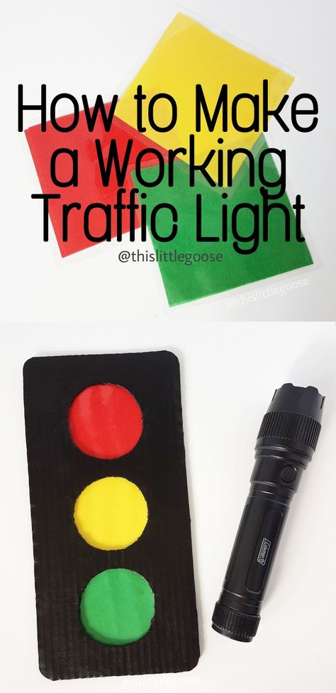 Working Traffic Light Activity Stop Light Craft Preschool, Garrett Morgan Stop Light Craft, Traffic Light Preschool, Diy Stop Light, Traffic Light Craft Preschool, Traffic Light Activity For Kids, Traffic Light Crafts For Kids, Traffic Light Activity, Stop Light Craft